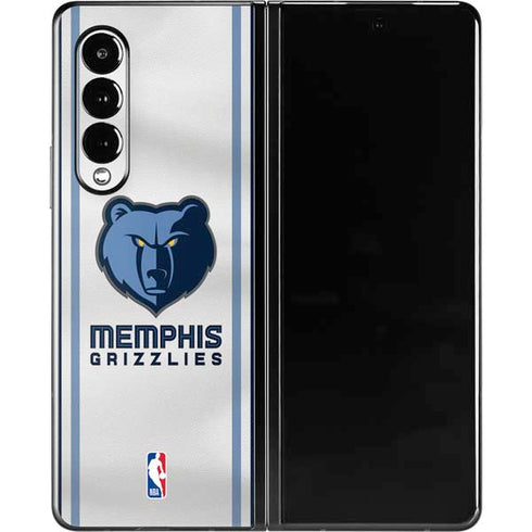 NBA Memphis Grizzlies Home Jersey Galaxy Z Fold3 5G Skin
