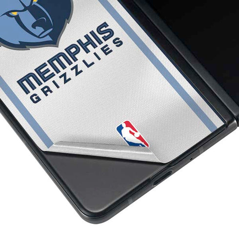 NBA Memphis Grizzlies Home Jersey Galaxy Z Fold3 5G Skin