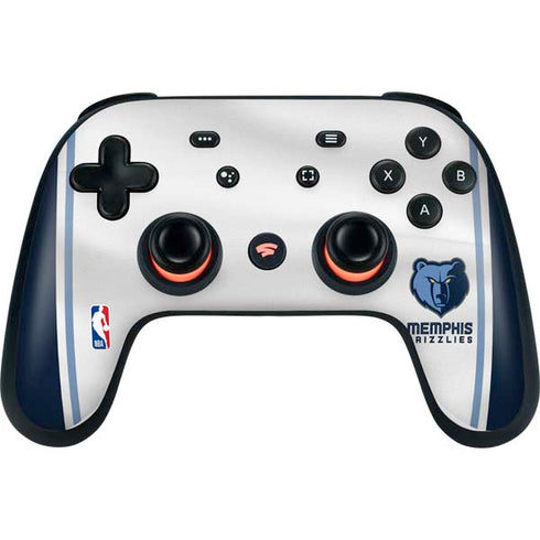 NBA Memphis Grizzlies Home Jersey Google Stadia Controller Skin