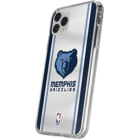 NBA Memphis Grizzlies Home Jersey iPhone 11 Pro Clear Case