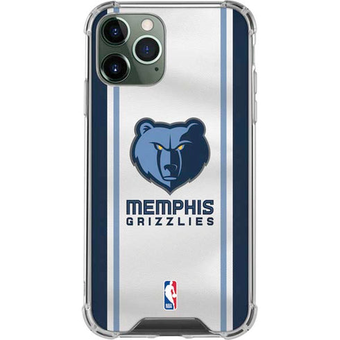 NBA Memphis Grizzlies Home Jersey iPhone 11 Pro Max Clear Case