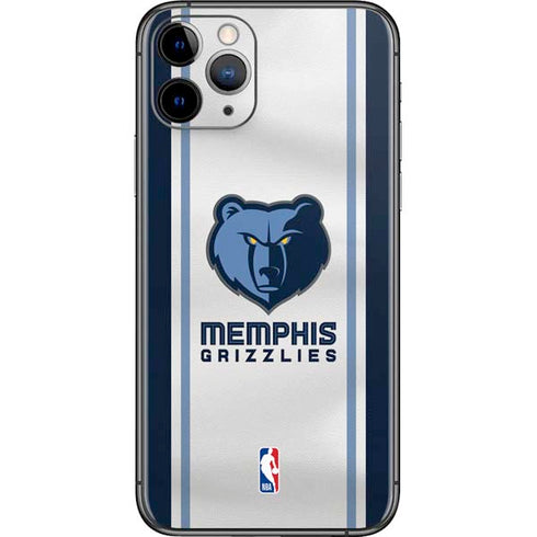 NBA Memphis Grizzlies Home Jersey iPhone 11 Pro Skin