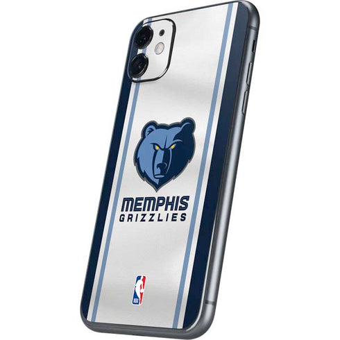 NBA Memphis Grizzlies Home Jersey iPhone 11 Skin