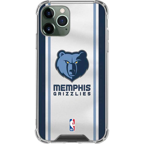 NBA Memphis Grizzlies Home Jersey iPhone 12 Pro Clear Case