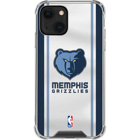 NBA Memphis Grizzlies Home Jersey iPhone 13 Clear Case