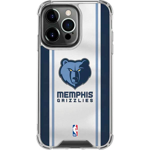 NBA Memphis Grizzlies Home Jersey iPhone 13 Pro Clear Case