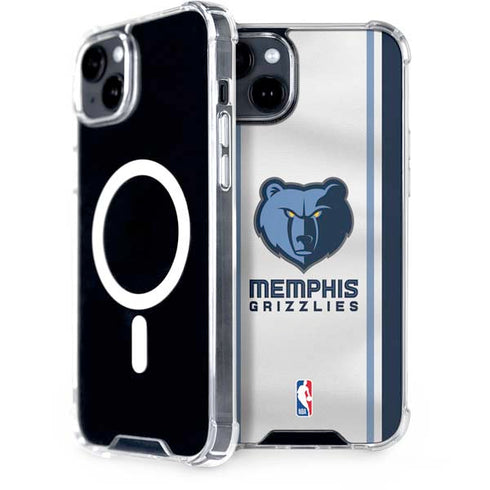 NBA Memphis Grizzlies Home Jersey iPhone 15 Plus MagSafe Case