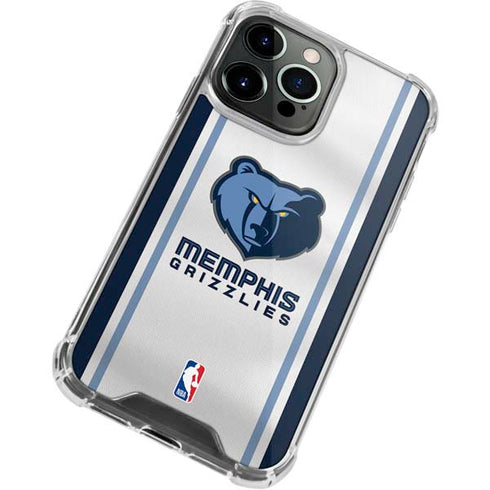 NBA Memphis Grizzlies Home Jersey iPhone 14 Pro Clear Case