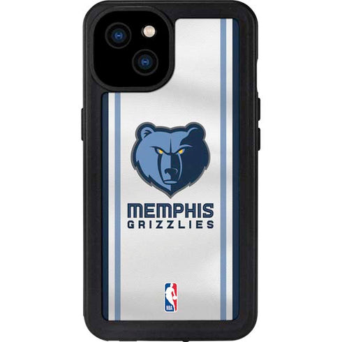 NBA Memphis Grizzlies Home Jersey iPhone 15 Plus Waterproof Case