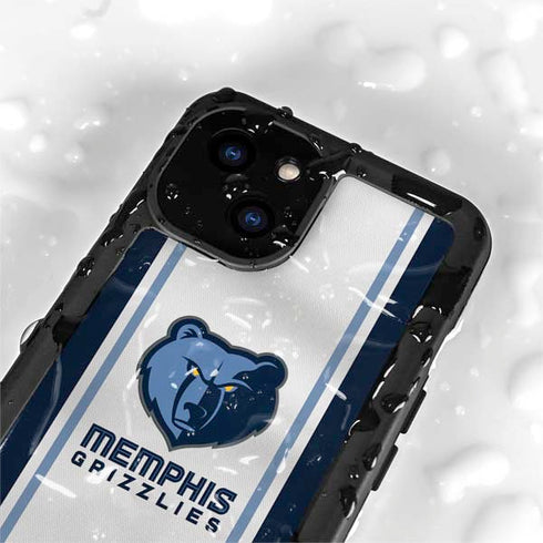 NBA Memphis Grizzlies Home Jersey iPhone 15 Plus Waterproof Case