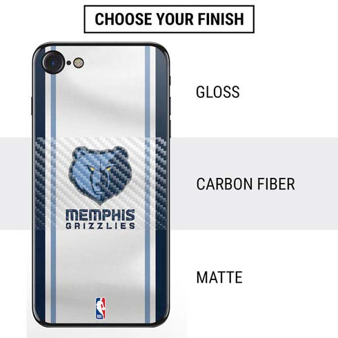 NBA Memphis Grizzlies Home Jersey iPhone SE (2nd & 3rd Gen) Skin