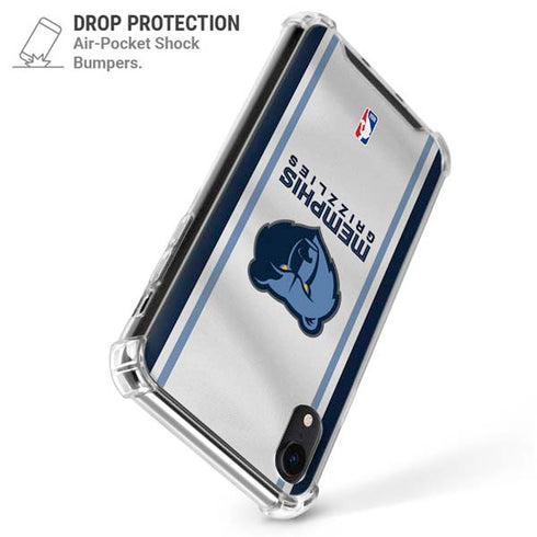 NBA Memphis Grizzlies Home Jersey iPhone XR Clear Case