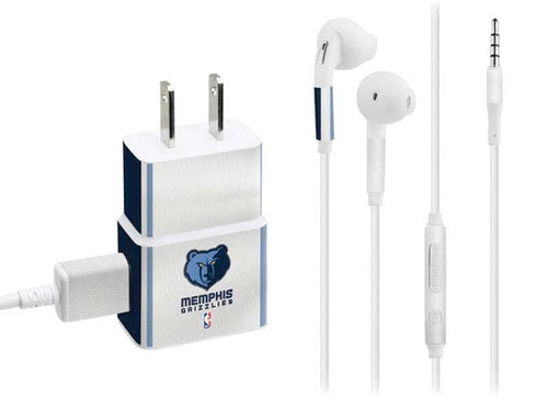 NBA Memphis Grizzlies Home Jersey Phone Charger Skin