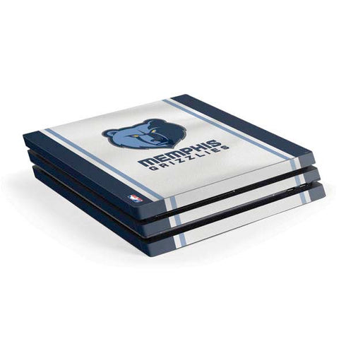 NBA Memphis Grizzlies Home Jersey PS4 Pro Console Skin