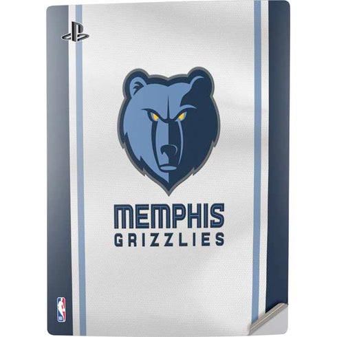 NBA Memphis Grizzlies Home Jersey PS5 Digital Edition Console Skin