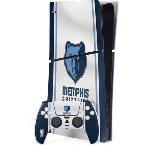 NBA Memphis Grizzlies Home Jersey PS5 Slim Digital Edition Bundle Skin