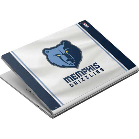 NBA Memphis Grizzlies Home Jersey Surface Book Skin