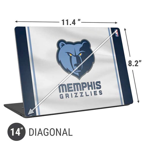 NBA Memphis Grizzlies Home Jersey Universal Laptop 14in (11.4 x 8.2in) Skin