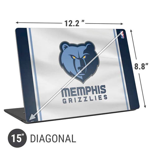 NBA Memphis Grizzlies Home Jersey Universal Laptop 15in (12.2 x 8.8in) Skin