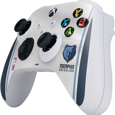 NBA Memphis Grizzlies Home Jersey Xbox Series S Controller Skin