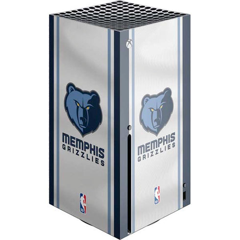 NBA Memphis Grizzlies Home Jersey Xbox Series X Console Skin