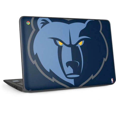 NBA Memphis Grizzlies Large Logo HP Chromebook Skin