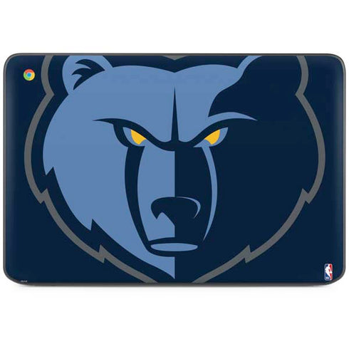 NBA Memphis Grizzlies Large Logo HP Chromebook Skin