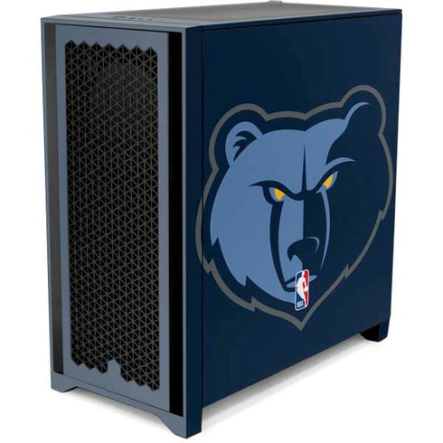 NBA Memphis Grizzlies Large Logo Corsair 4000D Tempered Glass Mid-Tower ATX Case Skin