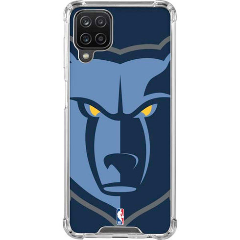 NBA Memphis Grizzlies Large Logo Galaxy A12 Clear Case