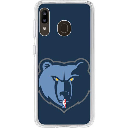 NBA Memphis Grizzlies Large Logo Galaxy A20 Clear Case