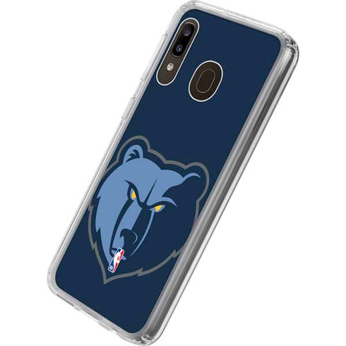 NBA Memphis Grizzlies Large Logo Galaxy A20 Clear Case