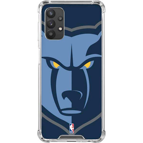 NBA Memphis Grizzlies Large Logo Galaxy A32 5G Clear Case