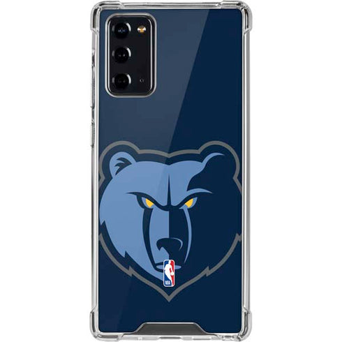 NBA Memphis Grizzlies Large Logo Galaxy Note20 5G Clear Case