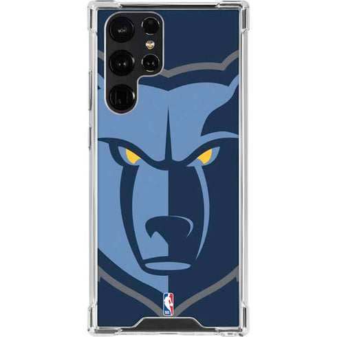 NBA Memphis Grizzlies Large Logo Galaxy S22 Ultra Clear Case