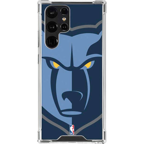 NBA Memphis Grizzlies Large Logo Galaxy S24 Ultra Clear Case