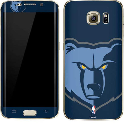 NBA Memphis Grizzlies Large Logo Galaxy S7 Edge Skin
