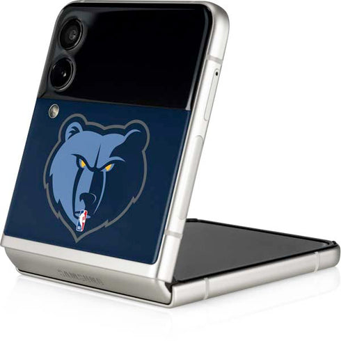 NBA Memphis Grizzlies Large Logo Galaxy Z Flip3 5G Skin