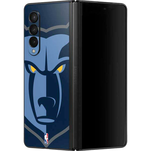 NBA Memphis Grizzlies Large Logo Galaxy Z Fold3 5G Skin