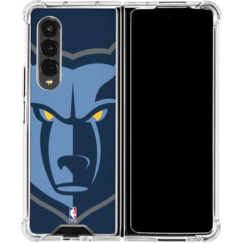 NBA Memphis Grizzlies Large Logo Galaxy Z Fold4 5G Clear Case