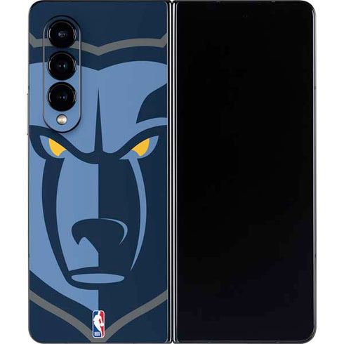 NBA Memphis Grizzlies Large Logo Galaxy Z Fold4 5G Skin
