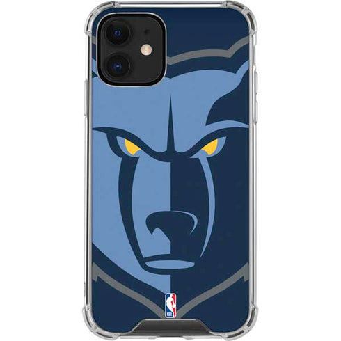 NBA Memphis Grizzlies Large Logo iPhone 12 Clear Case