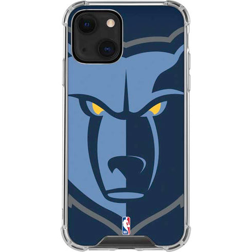 NBA Memphis Grizzlies Large Logo iPhone 13 Mini Clear Case