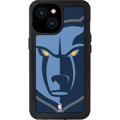 NBA Memphis Grizzlies Large Logo iPhone 13 Mini Waterproof Case