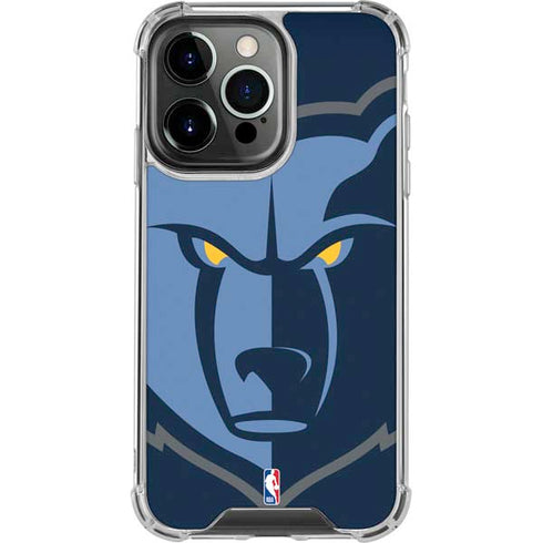 NBA Memphis Grizzlies Large Logo iPhone 13 Pro Clear Case
