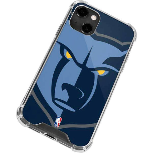 NBA Memphis Grizzlies Large Logo iPhone 14 Clear Case