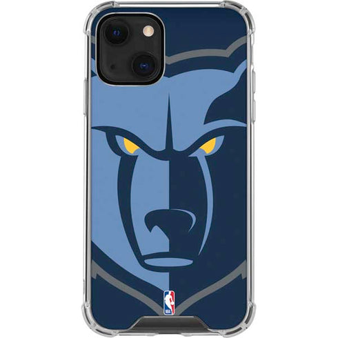 NBA Memphis Grizzlies Large Logo iPhone 14 Plus Clear Case