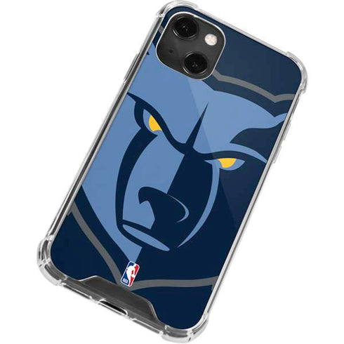 NBA Memphis Grizzlies Large Logo iPhone 14 Plus Clear Case