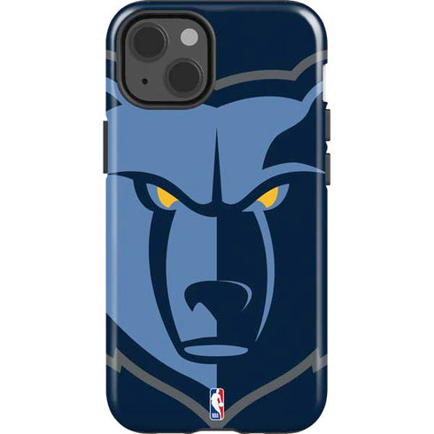 NBA Memphis Grizzlies Large Logo iPhone 15 Impact Case