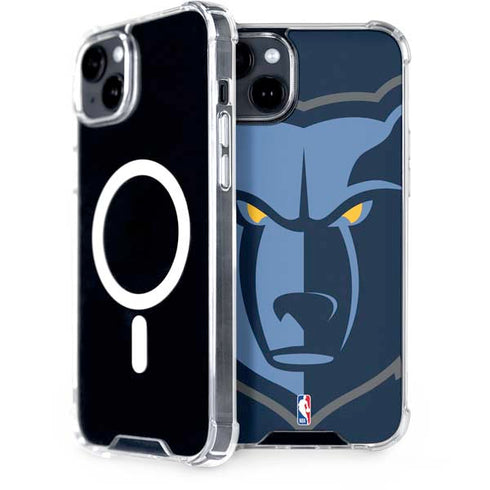 NBA Memphis Grizzlies Large Logo iPhone 15 Plus MagSafe Case