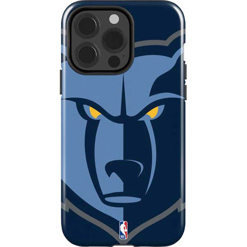 NBA Memphis Grizzlies Large Logo iPhone 15 Pro Impact Case